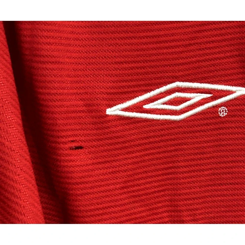 Manchester United Umbro Vodafone Jersey Red Men's Large L Vintage Football - Picture 4 of 4